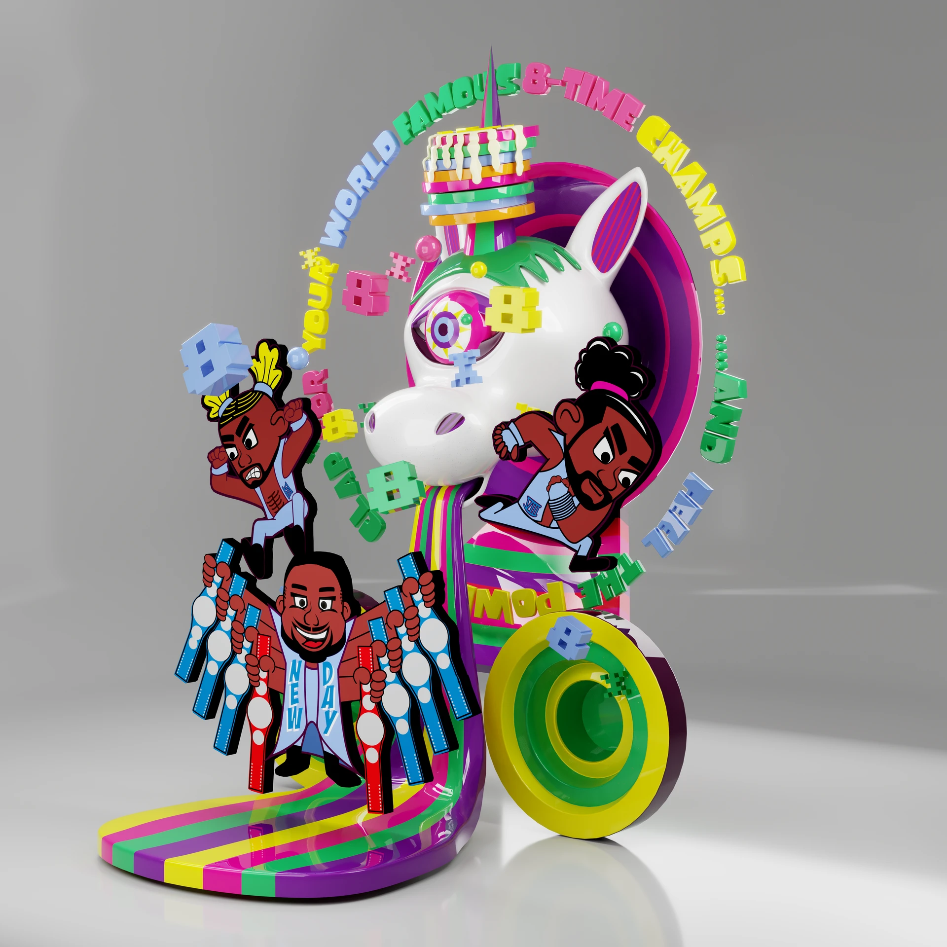 The New Day "WORLD FAMOUS 8-TIME CHAMPS" — Project presentation, image 2