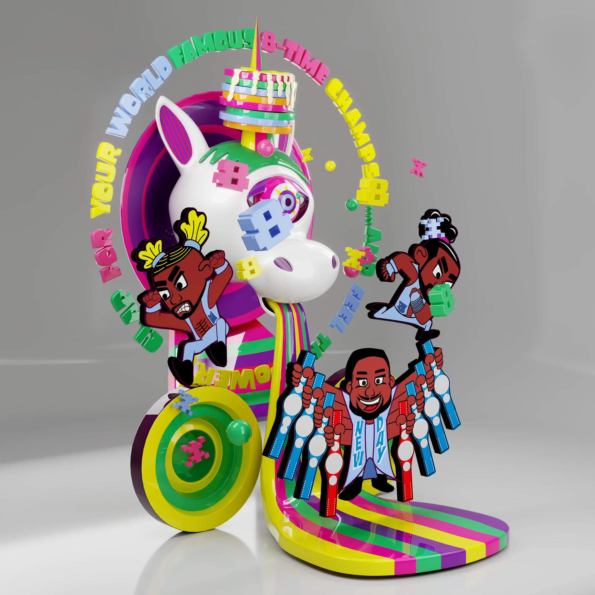 The New Day "WORLD FAMOUS 8-TIME CHAMPS" — Project presentation, image 3