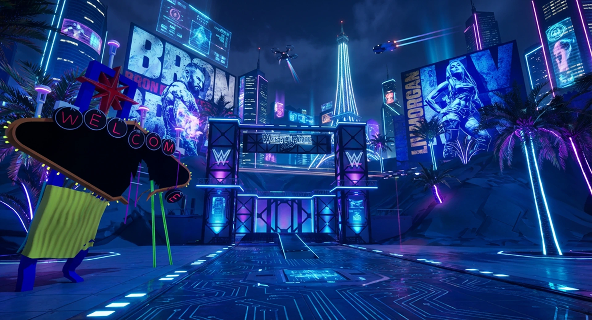 My initial neon concept draft, study 1.