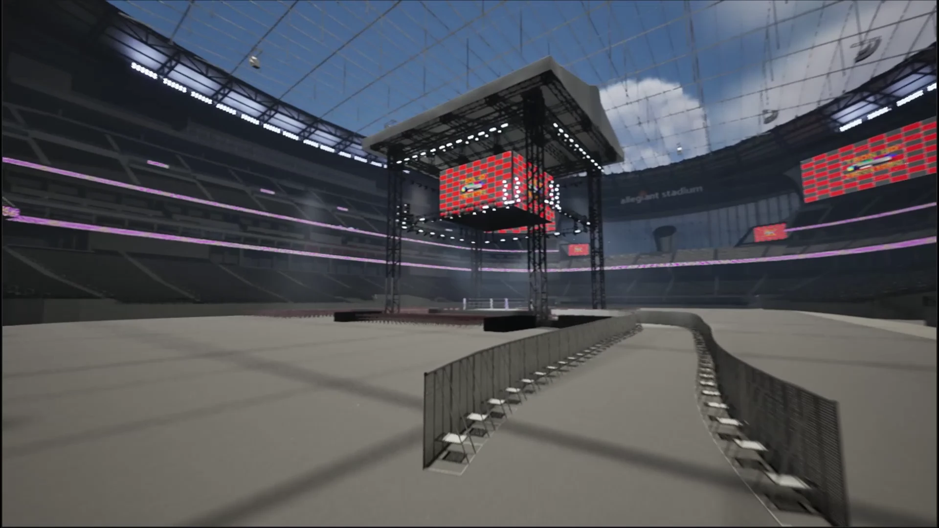 Allegiant Stadium, view 2.
